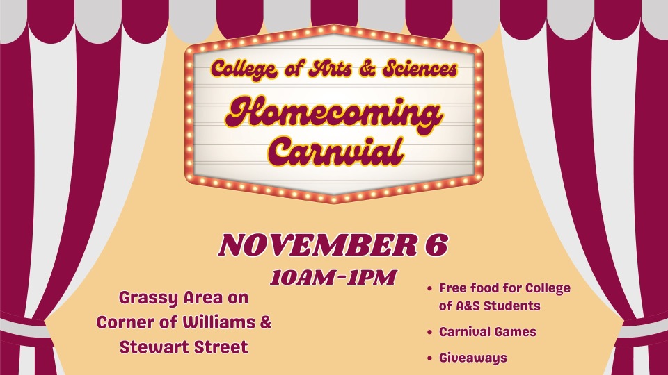 Flyer for the carnival event